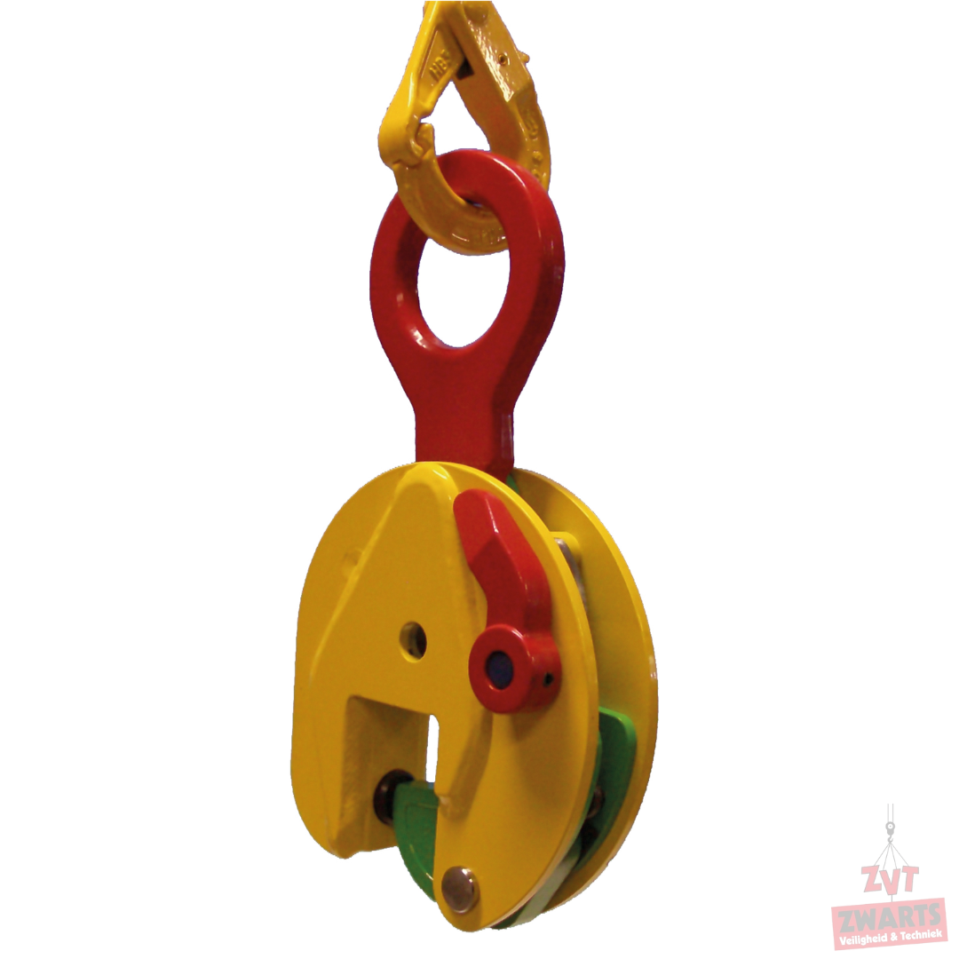 Verticale platenklem hoge hardheid