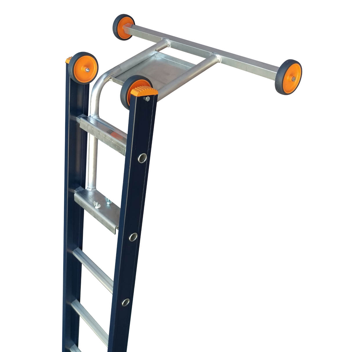 Aluminium afhouder met wiel