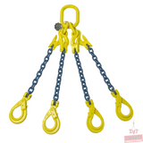 Ketting 4-sprong met inkorthaak - 10mm - 8/6 Ton
