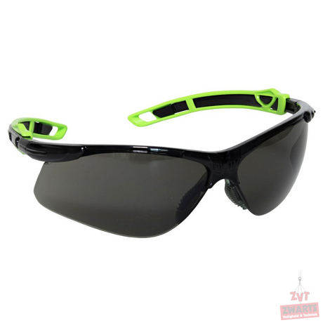 Veiligheidsbril mod Spider zwart montuur, Clear Lens